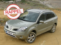 Le Renault Koleos au rappel : il "pète un câblage".