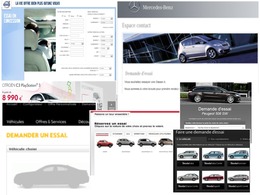 Demande d'essai : les sites web des constructeurs sur le gril