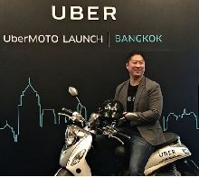 Uber installe l'Ubermoto en Thaïlande