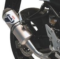 La Suzuki GSR 750 roule en Termignoni