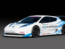 La Nissan Leaf Nismo RC visible en piste durant le week-end des 24 Heures du Mans