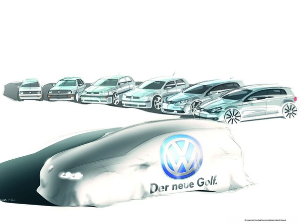 Mondial Paris 2012 : premier teaser pour la Volkswagen Golf 7