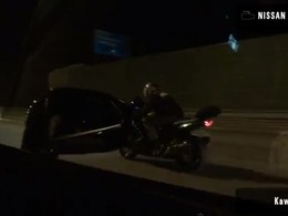 Auto vs moto V2 : Kawasaki Ninja ZX-14R vs Nissan GT-R AMS Alpha 12