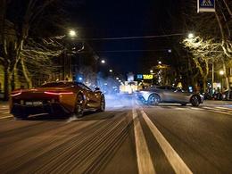 Les autos de Spectre, le futur James Bond, en action