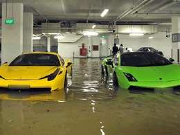 Inondations à Singapour: ces supercars ont bu la tasse