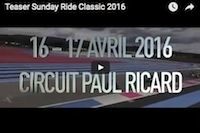 Sunday Ride Classic: le teaser 2016