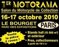 Automedon présente son 1er salon de la moto de collection les 16 et 17 octobre 2010 au Bourget.