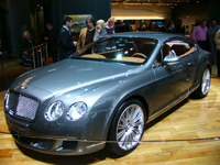 Bentley Continental GT Speed en direct de Francfort