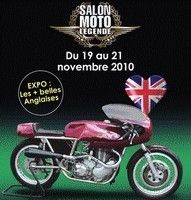 13ème salon Moto Légende du 19 au 21 novembre 2010 : les anglaises à l’honneur.