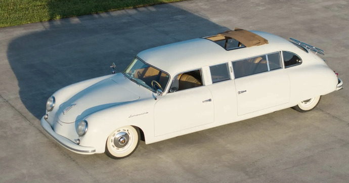La limousine la plus mignonne du monde porte un badge Porsche