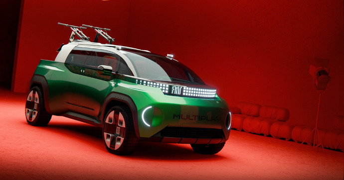 Mondial de l'auto 2026 : Fiat ne choisit pas entre monospace, pick-up et SUV avec son Multiplay
