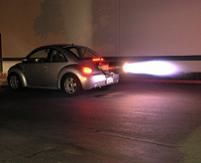 Avez-vous déjà vu : une VW Beetle fumer le cigare ???