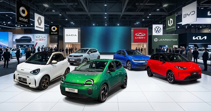 Photo d'illustration pour l'article: Twingo, ID. Polo, BYD... Le Mondial 2026 signe le grand retour des citadines électriques abordables