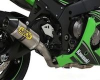 Arrow: 4 lignes et 11 silencieux pour la Kawasaki ZX-10R 2016