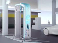 BMW et Shell imaginent la station de recharge à hydrogène de demain