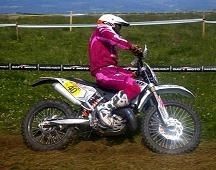 Audrey Rossat après son Rand'Auvergne