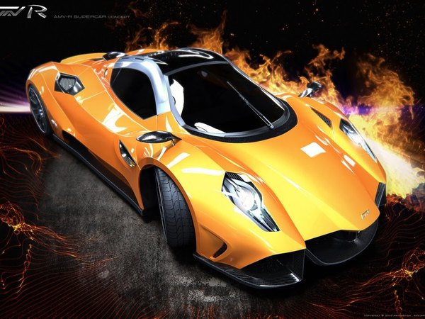 [design] AMV-R Supercar par Alexei Mikhailov : synthétique