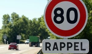 Près de 4 Français sur 10 pensent ne pas respecter les 80 km/h