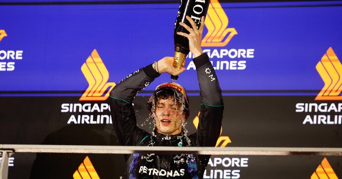Pourquoi Kimi Antonelli n’aura pas droit au champagne s’il devient champion du monde de Formule 1 ce week-end