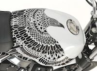 Moto Guzzi V7 "tatoo": unique... et pas à vendre