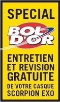 Scorpion assurera l'assistance gratuite de votre casque au prochain Bol d'Or.