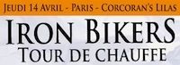 Tour de Chauffe Iron Bikers: le 14 avril au pub parisien le Corcoran's
