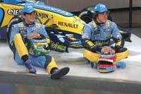 Les pilotes Renault passent de la F1 au tennis