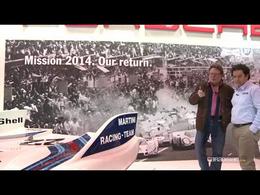 Vidéo en direct du Rétromobile 2014 - Porsche fête son retour aux 24 Heures du Mans en 2014