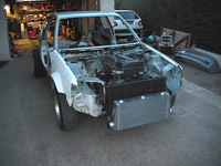 Projet fou : une Peugeot 205 à moteur de Toyota Supra