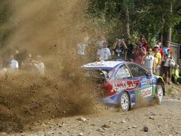 WRC Finlande : Hirvonen en tonneau, Solberg leader