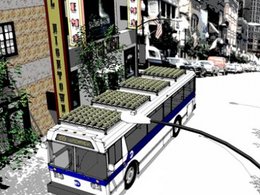 Concept : et si on faisait un potager sur les bus de New York ?