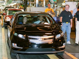 Chevrolet Volt électrique : Barack Obama a visité l'usine de Detroit-Hamtramck