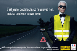 Publicité : Lagerfeld et le gilet jaune primés.