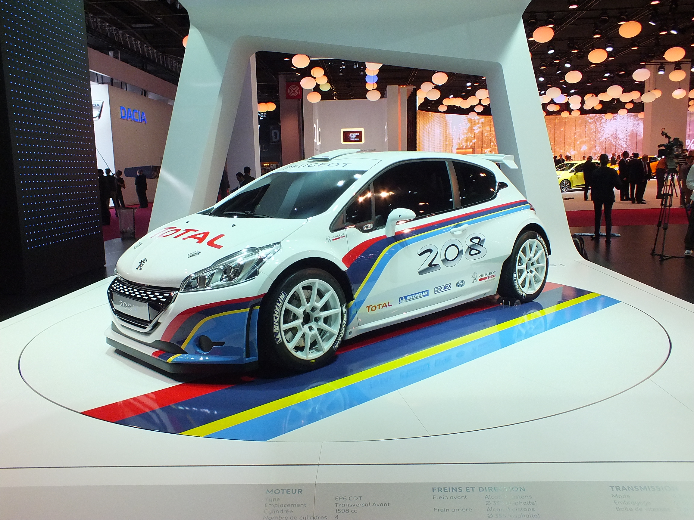 En direct du Mondial 2012 : Peugeot 208 Type R5, la vraie sportive