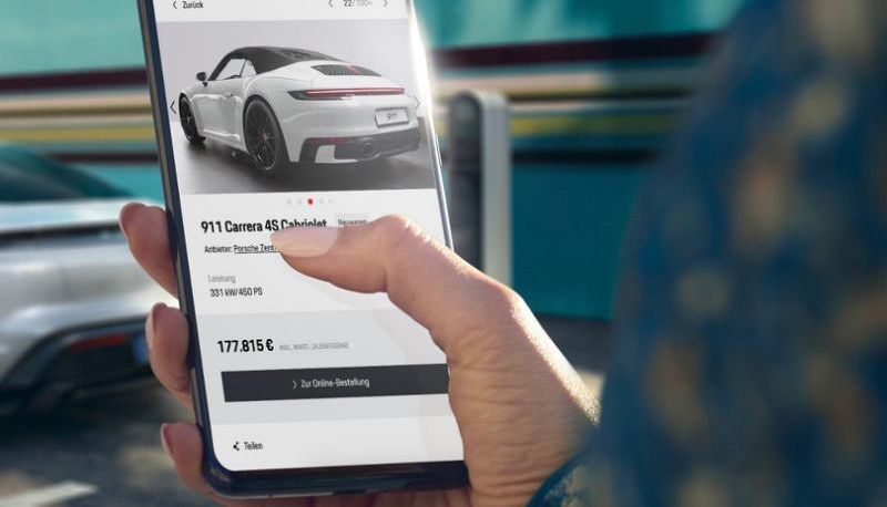En Allemagne Porsche Lance La Vente En Ligne