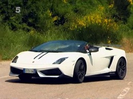 Fifth Gear : Tiff Needell fait hurler la Lamborghini Gallardo LP570-4 Spyder Performante sur les hauteurs de Nice