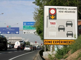 Taxis: ils ne veulent pas des VTC sur la voie réservée de l'A1