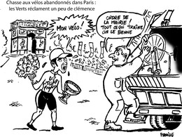 Le dessin du jour – Vélo à Paris : restez en selle !