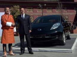 Ecologie : la Nissan Leaf appuie sur le Bhoutan
