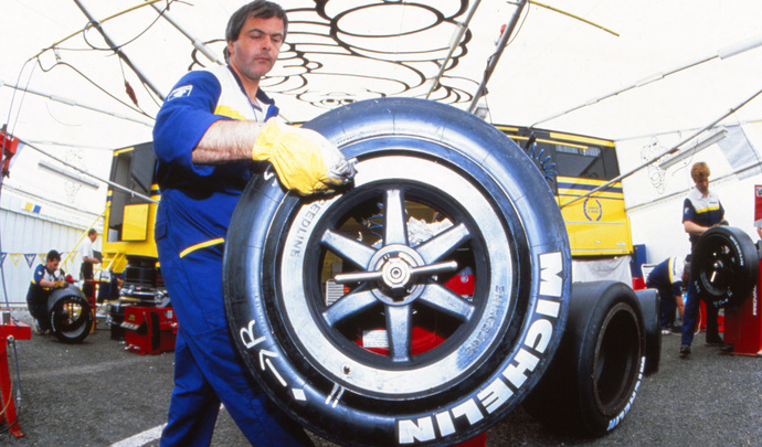Michelin développe ses pneus sur simulateur