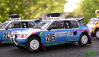 Miniature : 1/43ème - Peugeot 205 turbo 16