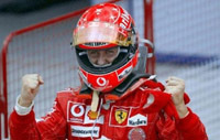 Michael Schumacher remporte le GP d'Europe
