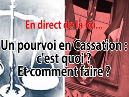 En direct de la loi : pour faire un pourvoi en cassation, on s'y prend comment ?