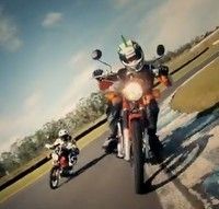 Vidéo moto : une course de Honda CT110 made in Top Gear