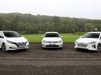 Nissan Leaf vs Hyundai Ioniq vs Volkswagen e-Golf : conflit sous haute tension