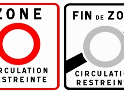 Paris: voici le panneau pour les zones à circulation restreinte