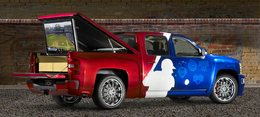 SEMA Show : Chevrolet Silverado Major League Baseball Concept
