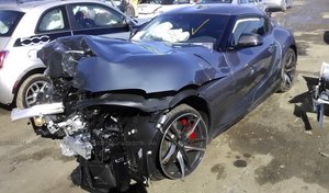 Est-ce là la première Toyota Supra accidentée ?