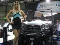 En direct de Milan : CF Moto Tracker 800 cm3