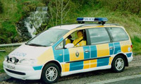 Angleterre : accident d'un policier surpris par un radar